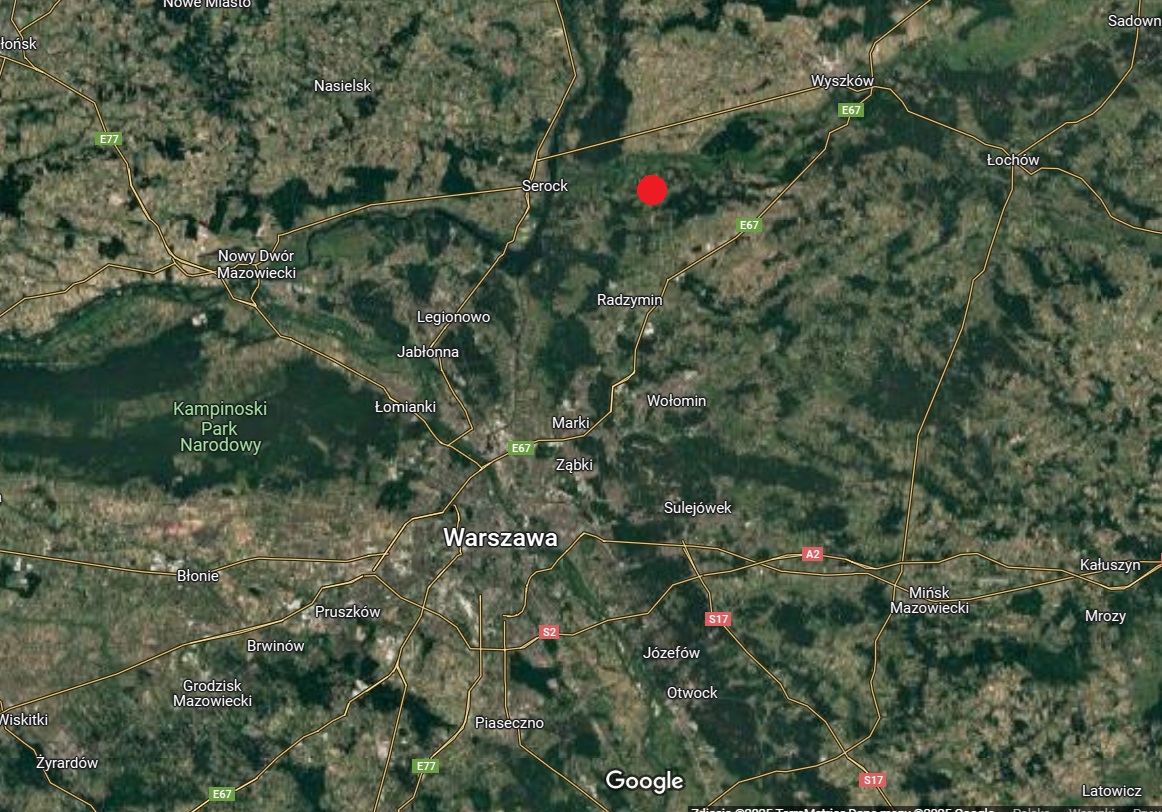 Orientacyjne położenie względem większych miejscowości